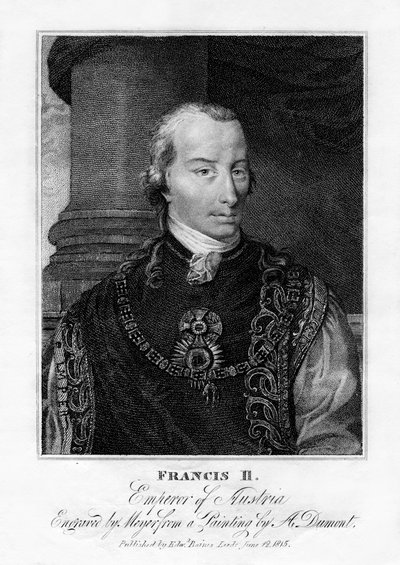 Frans II, den hellige romerske keiser, 1815. av Henri Meyer