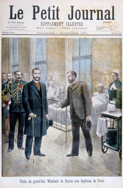 Storhertug Vladimir av Russland besøkte et sykehus i Paris, 1897 av Henri Meyer