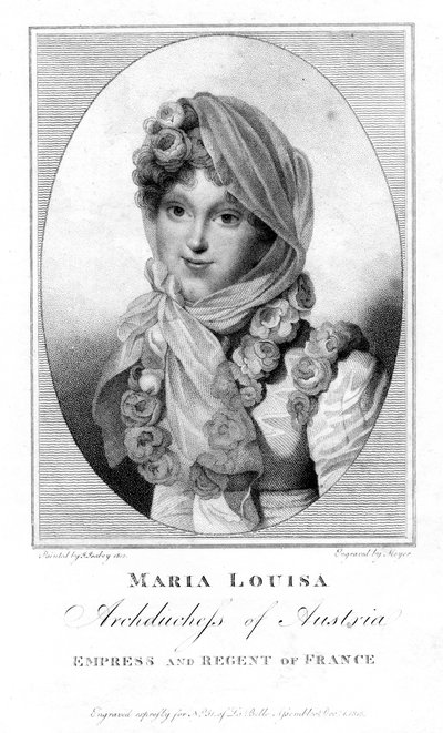 Maria Louisa, erkehertuginne av Østerrike, 1813. av Henri Meyer
