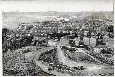 Marseille in 1894 - drawing by Henri Meyer - av Henri Meyer
