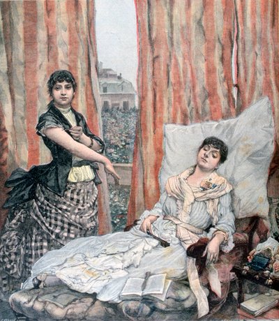 Morphiamania, 1891 av Henri Meyer