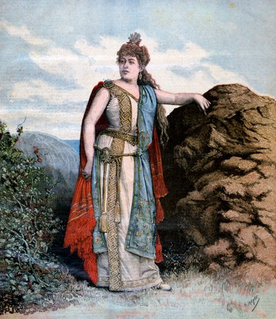 Renee Richard i operaen Sapho, 1893 av Henri Meyer