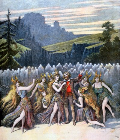 Rest In Peace, forestilling på Théâtre de la Gaîté, 1894 av Henri Meyer