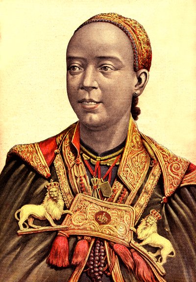 Taytou Bethel, keiserinnekonsort av Menelik II av Etiopia av Henri Meyer