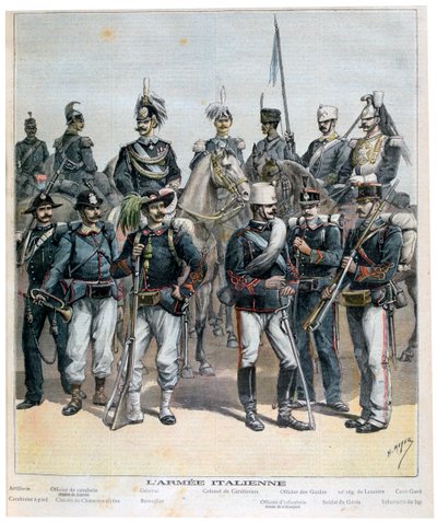 Den italienske hæren, 1892 av Henri Meyer