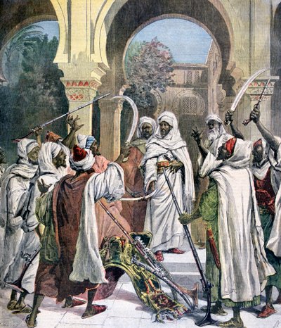 Stammesjefene sverger troskap til sultanen av Marokko, 1892 av Henri Meyer