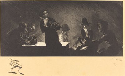 Mandolinspilleren (Mandoliniste) av Henri Patrice Dillon