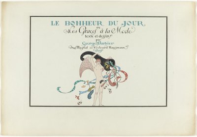 Joie de vivre: Dagens lykke eller Graces à la Mode The Happiness of the Day eller Fashionable Graces (tittel på objekt) av Henri Reidel