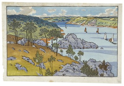 Munnen til Trieux ved Loguivy av Henri Rivière