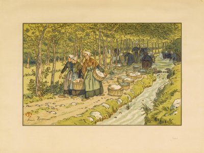 Vaskerom på Tréboul av Henri Rivière