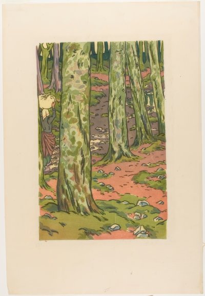 Vaskerom i skogen i Loguivy av Henri Rivière