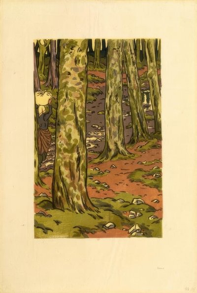 Vaskerom i skogen i Loguivy av Henri Rivière