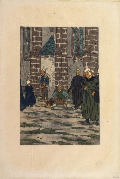 Benådningen av Sainte-Anne-la-Palud av Henri Rivière