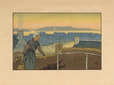 Loguivy om kvelden av Henri Rivière