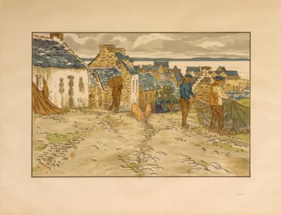 Gate i Treboul av Henri Rivière
