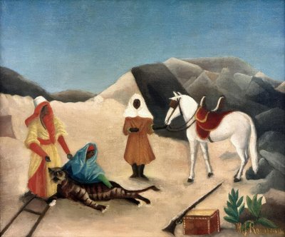 Tigerjakten av Henri Rousseau