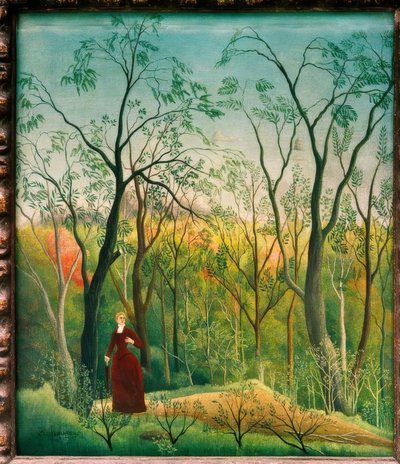 Turen i skogen av Henri Rousseau
