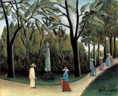 Luxembourghagen, Monument til Chopin, 1909 av Henri Rousseau