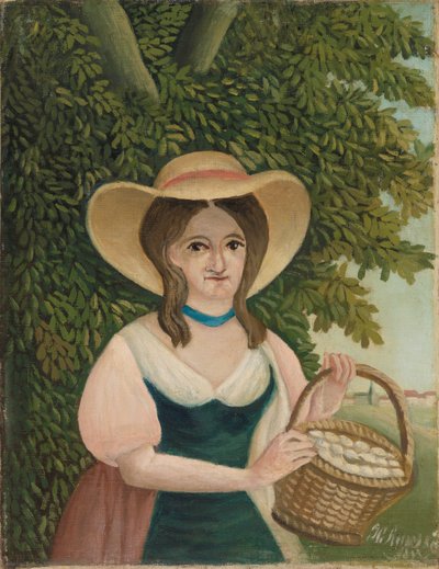 Kvinne med kurv med egg (La Femme au panier d