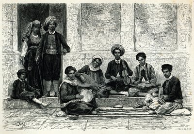 En jødisk konsert: Tlemcen av Henri Theophile Hildibrand