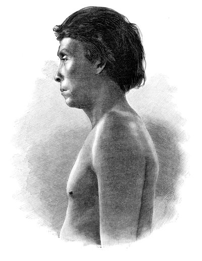 Guatsu Indian, Mellom-Amerika, c1890 av Henri Thiriat
