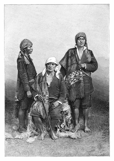 Indianere fra Tecpan, Guatemala, c1890. av Henri Thiriat