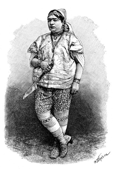 Tunisisk jøde, ca 1890 av Henri Thiriat