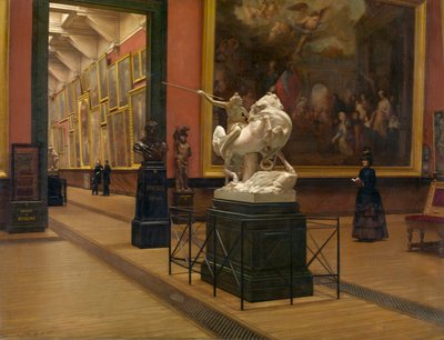 Interiøret til det gamle museet av Henri Van Dyck