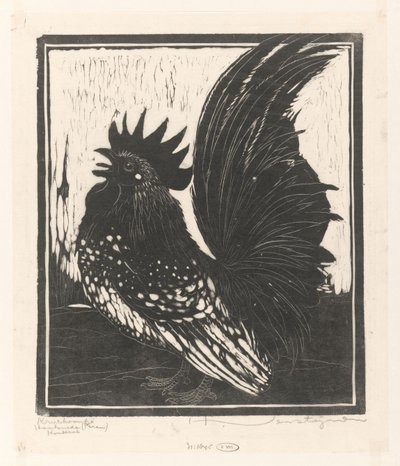 Krielhaantje (original tittel på objekt) av Henri Verstijnen (signed by artist)