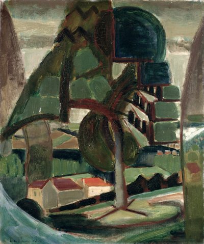 Landskap ved Meulon-Hardricourt av Henri Victor Gabriel Le Fauconnier