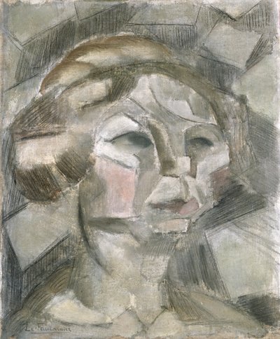 Studie for lederen av Overflod av Henri Victor Gabriel Le Fauconnier