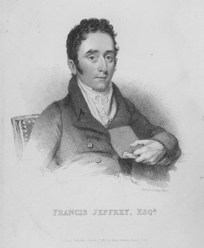 Francis Jeffrey, Lord Jeffrey, skotsk dommer, litteraturkritiker og redaktør for Edinburgh Review av Henri after Meyer