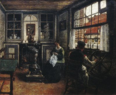 spinneren av Henri de Braekeleer