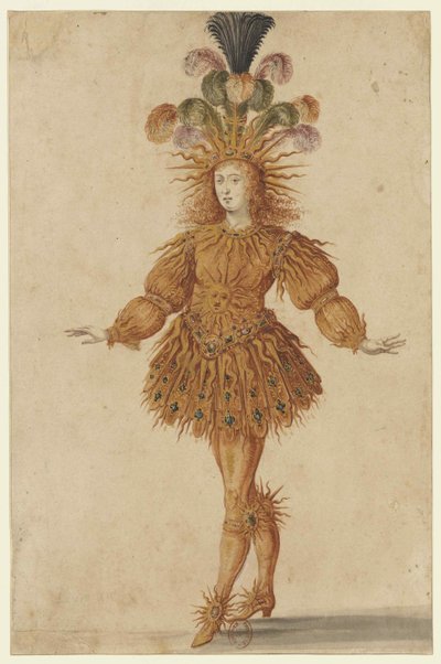 Louis XIV som Apollo i balletten Ballet de la Nuit, 1653. av Henri de Gissey