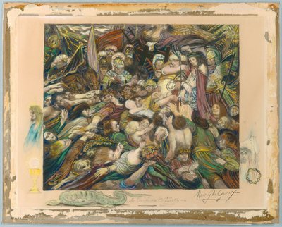 Kristus blant hans plager av Henri de Groux