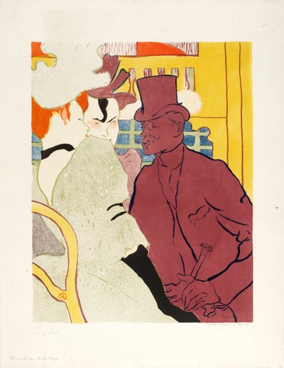 En engelskmann på Moulin Rouge av Henri de Toulouse-Lautrec