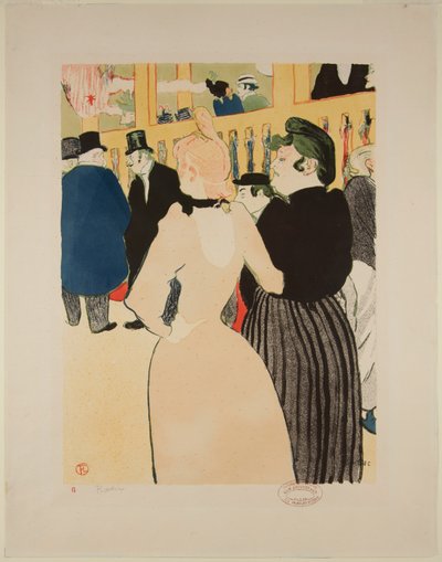 Im Moulin-Rouge: La Goulue und ihre Schwester von Henri de Toulouse-Lautrec