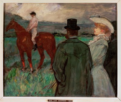 Bei den Rennen von Henri de Toulouse-Lautrec