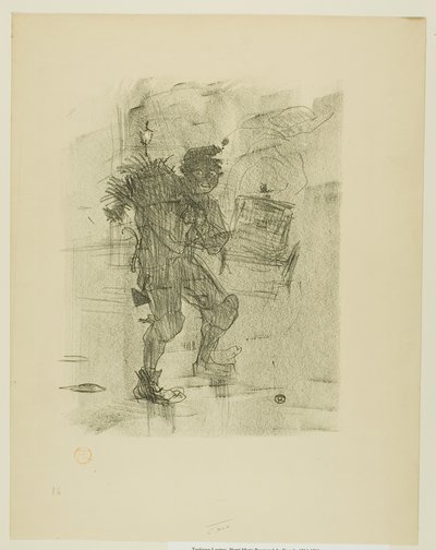 Juleballade, fra Melodier av Désiré Dihau av Henri de Toulouse-Lautrec