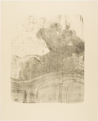 Cléo de Mérode, fra Thirteen Lithographs av Henri de Toulouse-Lautrec