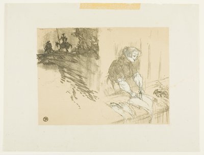 Omslag til Les Courtes Joys av Henri de Toulouse-Lautrec
