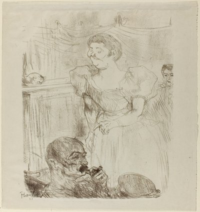 Di ti Fellow, engelsk sanger i en kafé-konsert av Henri de Toulouse-Lautrec