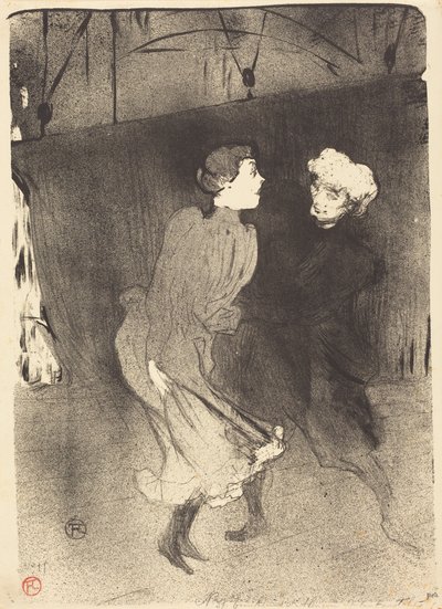 Generalprøve på Folies-Bergère av Henri de Toulouse-Lautrec