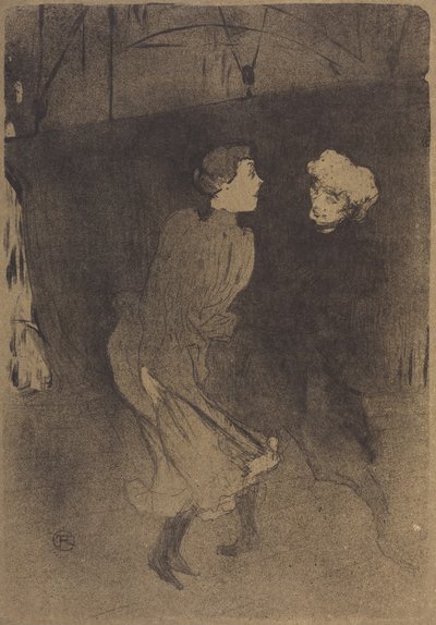 Generalprøve på Folies-Bergère av Henri de Toulouse-Lautrec