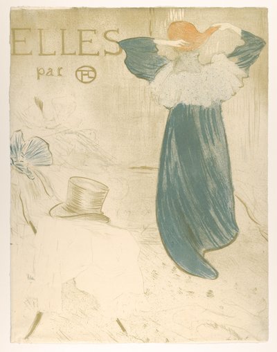Elles (porteføljens omslag) av Henri de Toulouse-Lautrec