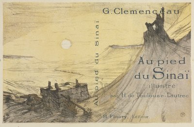 Ved foten av Sinai: Cover av Henri de Toulouse-Lautrec