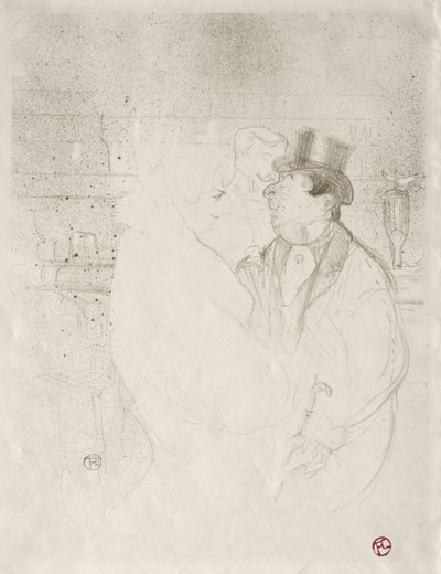 Ida Heath ved baren av Henri de Toulouse-Lautrec