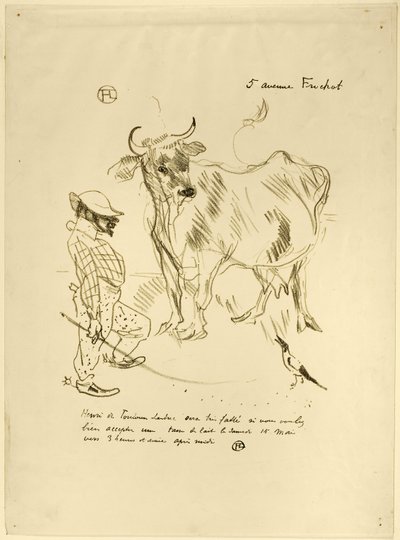 Invitasjon til et glass melk av Henri de Toulouse-Lautrec