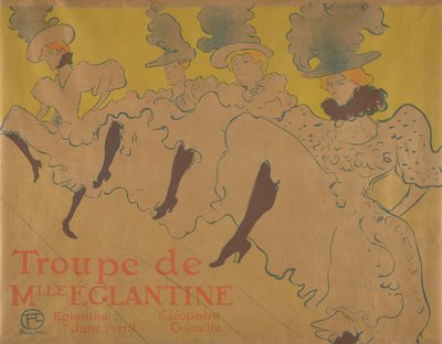 Mademoiselle Églantines tropp av Henri de Toulouse-Lautrec