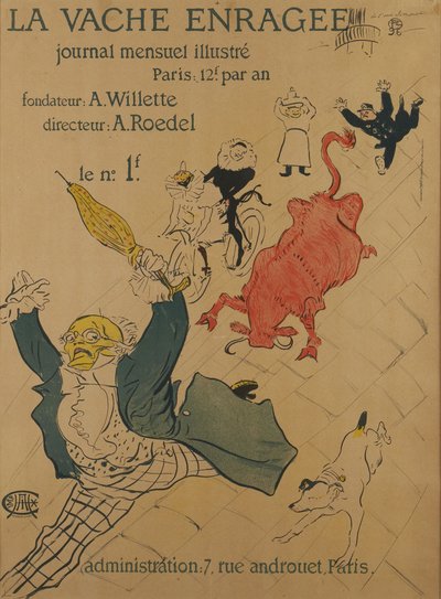 Den gale kua av Henri de Toulouse-Lautrec
